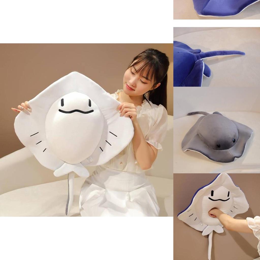New 2023 Pop Bear Ocean Series Fish Stingray Plush Toy Doll Pillow For Kids