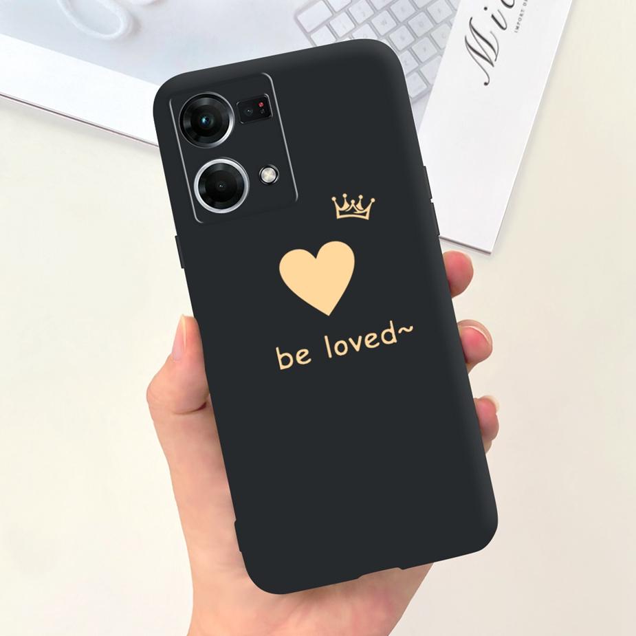 For Oppo Reno7 4G Case Oppo F21 Pro CPH2363 Stylish Candy Painted Cover Soft Silicone Phone Case For Oppo Reno 7 F21Pro 4G Shell