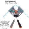 90° Mini Corner Clamp - Right Angle, Quick-Fix for Woodworking, Welding, Picture Frames, Glass, Fish Tanks