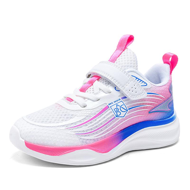 

Кроссовки для детей, детская повседневная спортивная обувь для мальчиков, дышащая летняя сетчатая детская обувь на липучках для девочек, для бега в школе 30