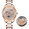 Imitation Ceramic Watch Through The Bottom Hollow Women'S Watch Niche Light Luxury Women'S Watch Fashionable Women'S Watch