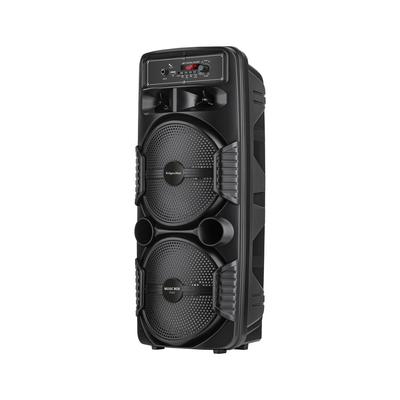 Bluetooth LED Boombox Karaoke Speaker USB AUX 10W Kruger&Matz