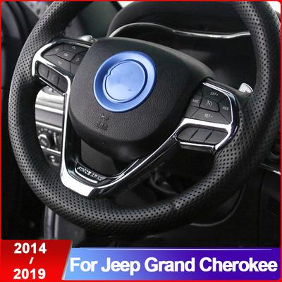 Pre Jeep Grand Cherokee 2014 2015 20162017 2018 Auto Volant Rám tlačidla Kryty Obloženie Auto Styling Príslušenstvo