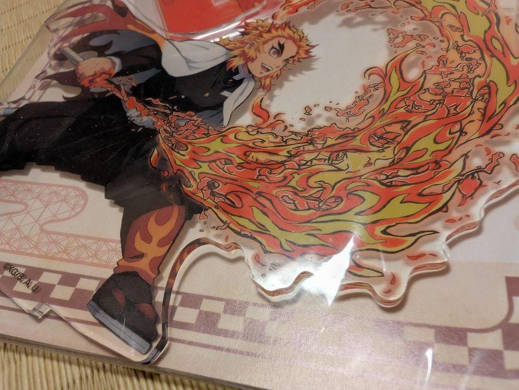 [USED] Demon Slayer: Kimetsu no Yaiba - Kyojuro Rengoku, Tanjiro Kamado, Zenitsu Agatsuma, Inosuke Hashibira Acrylic Stand