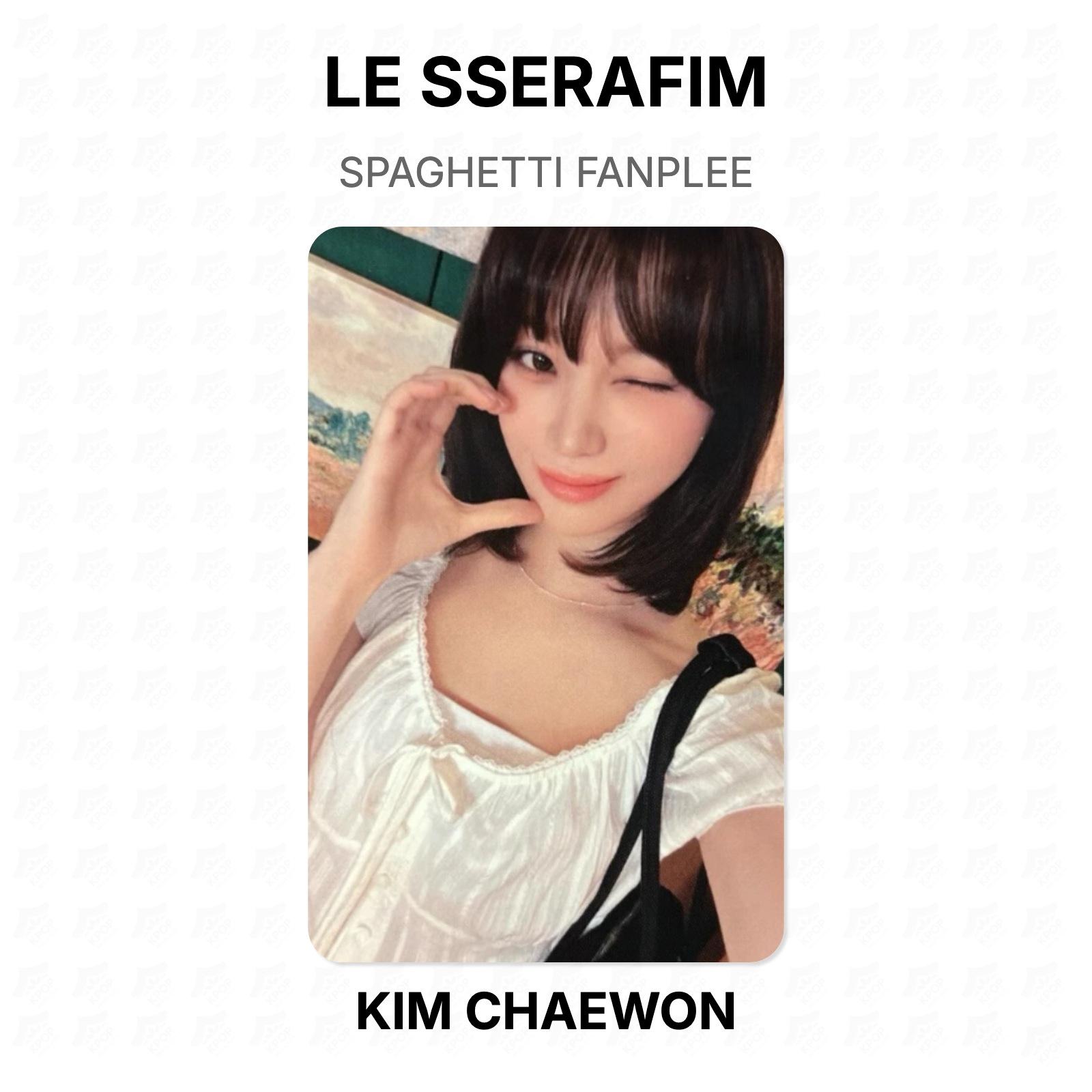 LE SSERAFIM SPAGHETTI FANPLEE Oficiālā fotokarte
