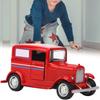 Alloy Car Toy Vintage Simulation Vehicle Model Children Kid Pull Back Vehicle Toy(Red )