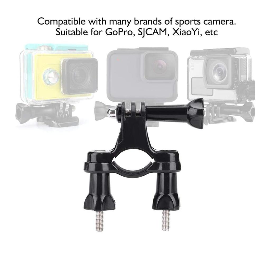 Bicycle Handlebar Bike Tube Mount Stand for GoPro Insta360 Ace Dji Action 6 5Pro Clamp for Metal Screws Adjustable Arm