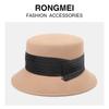 Rongmei Hat Industry Autumn and Winter Wool Beret Children's Fashion Warm Flat Top Top Hat French Elegant Fisherman Hat
