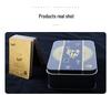 Gold Edition: Portable Mahjong Set with Plastic Tiles & Waterproof Poker Cards