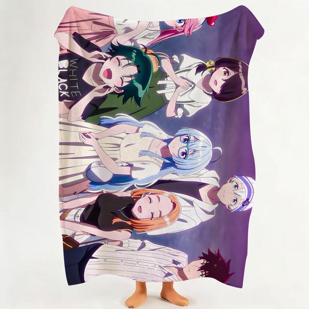 Anime The S Shiunji F Family C Children  Flannel  Blanket Suitable for Sofa Living Room Bedroom