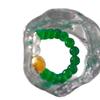 10Mm High Quality Ice Transparent Emperor Green Natural Chalcedony White Crystal Bracelet Bracelet.