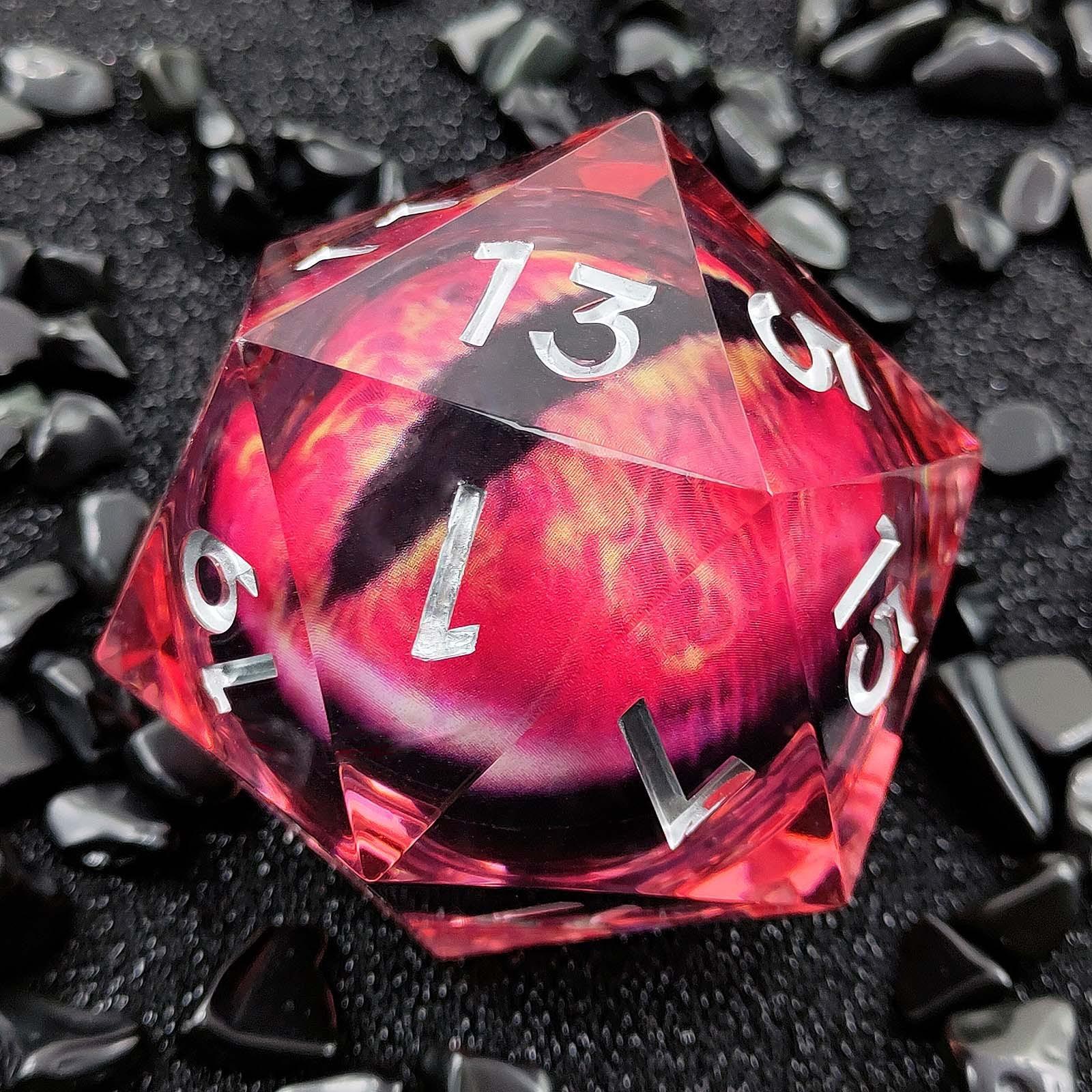 

Излучают свет 55 мм D20 Jumbo Bulk Eyes DND Dice Sharp для ролевых игр Dungeons and Dragons, ролевые игры, многогранники, настольные игры, реквизиты, игрушки