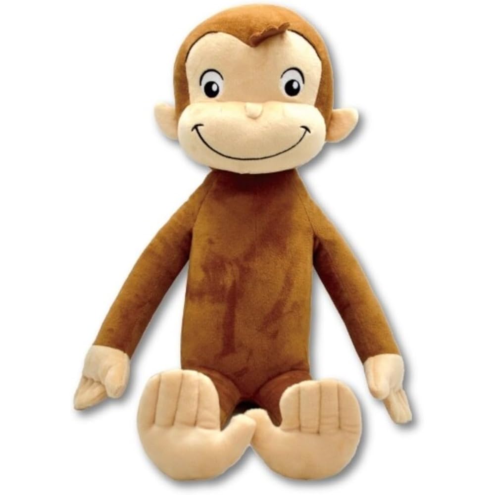 Curious George Plush Toy Large Size 50cm Cute Character Doll Gift for Kids