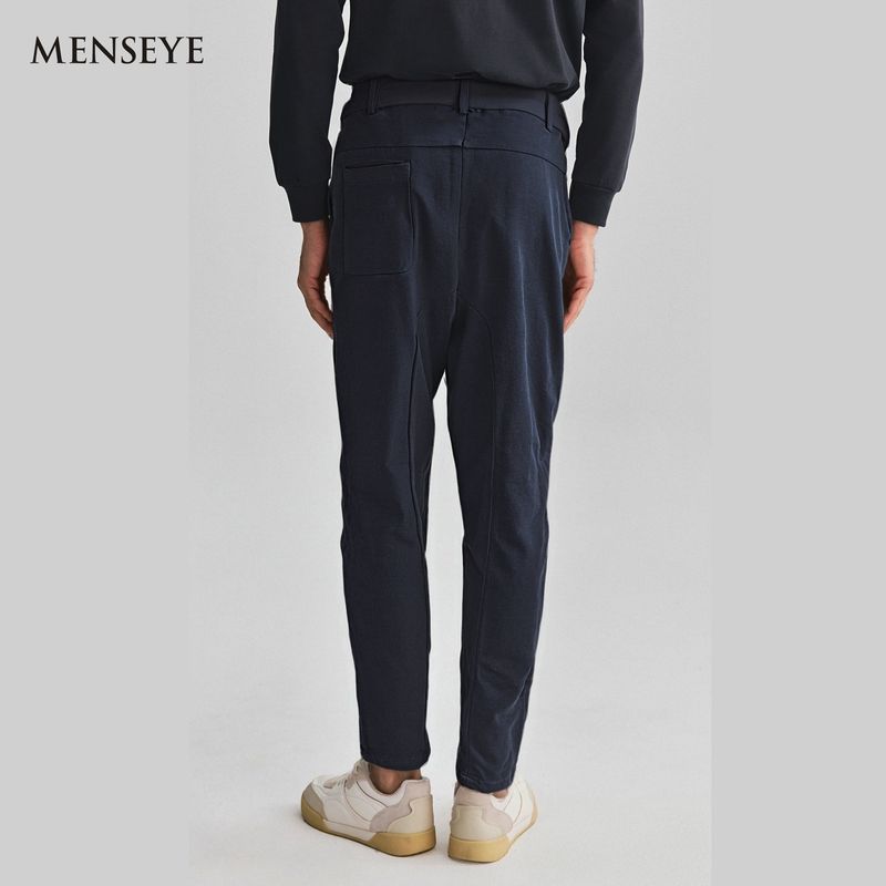 Menseye Wide-Leg Cotton Casual Pants