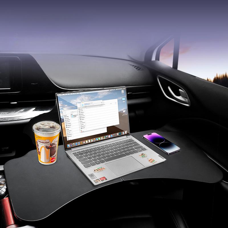 Car Tray Table Folding Auto Driver Pessenger Seat Laptop Desk Drinks For Interior Accessories Foldable Tray Food Cup Holder