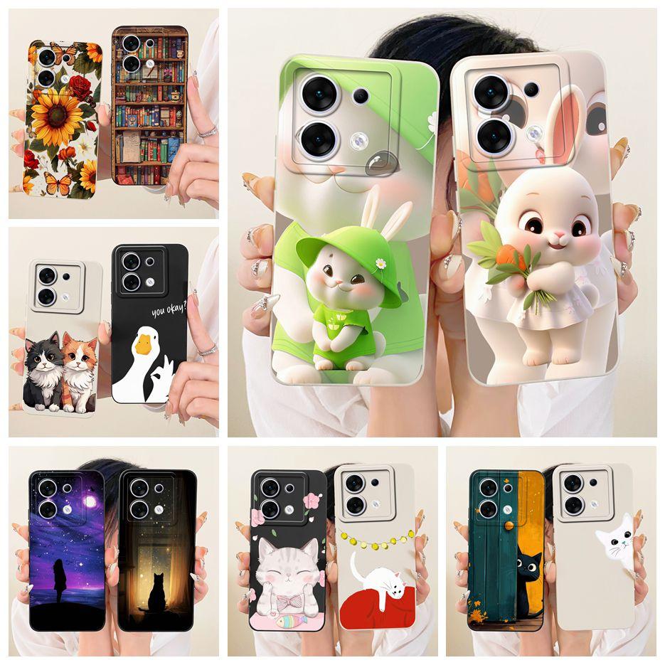 For Infinix Zero 30 5G Case X6731 Cute Rabbit Cartoon Cover Shockproof Phone Case For Infinix Zero 30 4G X6731B Zero30 Soft Bags