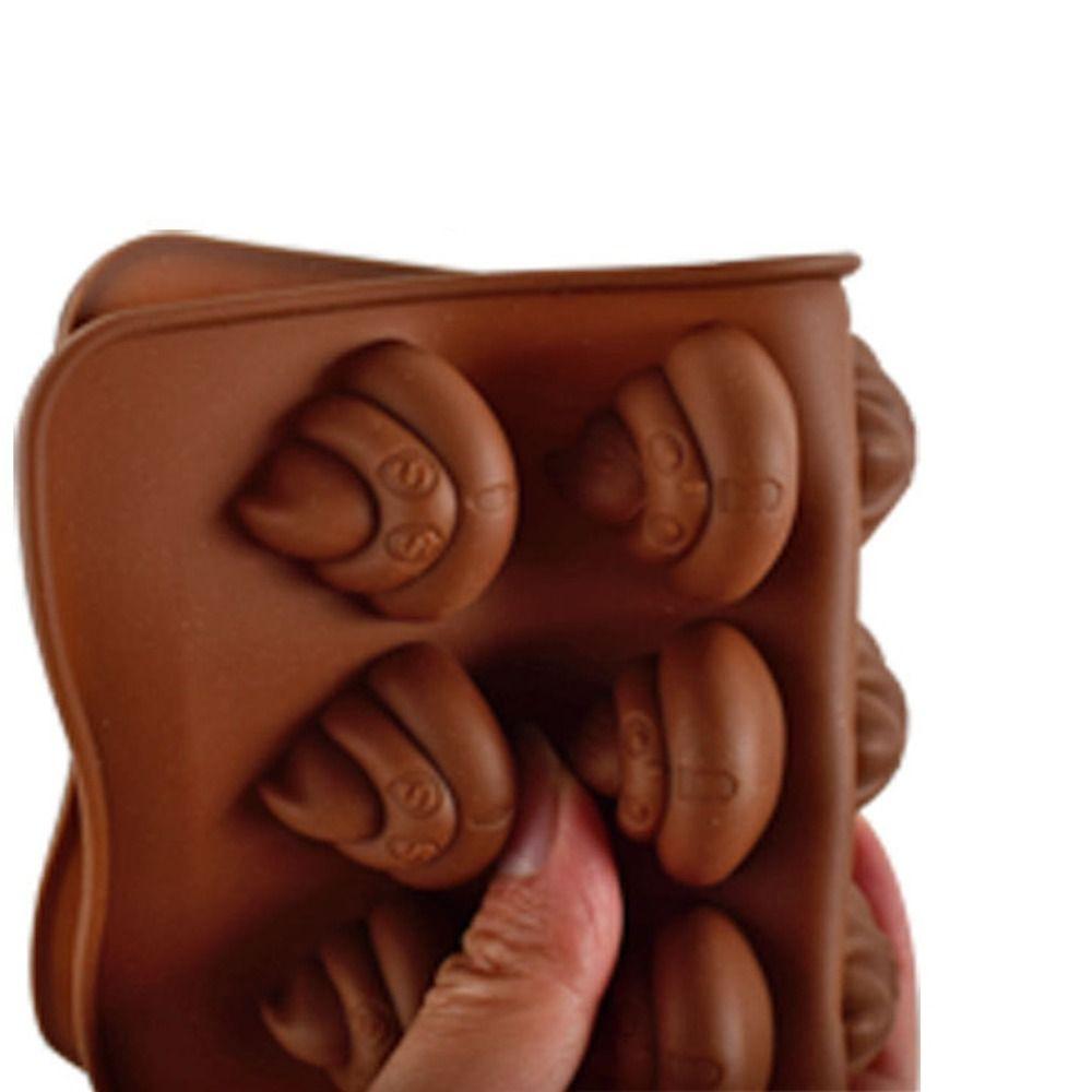 Morsom Mini Bæsj Sjokoladeform 15 Ruter Såpeform Kjøkkenredskaper Stearinlysform Kake