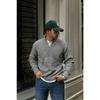 Men's Half Zipper Stand Collar Thick Sweater Knitwear
