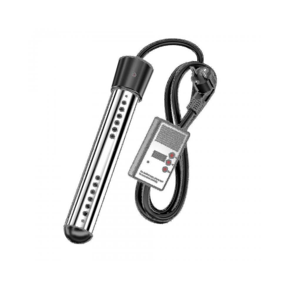 (EU2500W, Black) 3000w Electric Submersible Swimming Pool Water Heater - Rapid Heating, Intelligent Timing, Xinmu