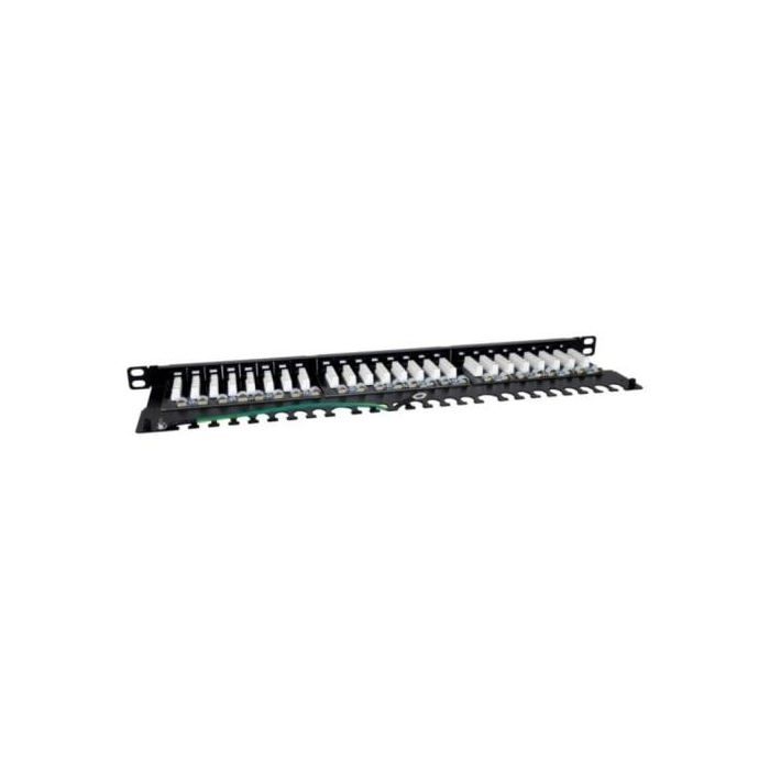 Patch Panel 24 portů UTP Kategorie 6 - Phasak - PU 4811