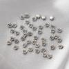 30pcs Stainless Steel Rose Flower Spacer Beads For Jewelry Making DIY Rose Pendants Charms Loose Beads Jewelry Findings Crafts