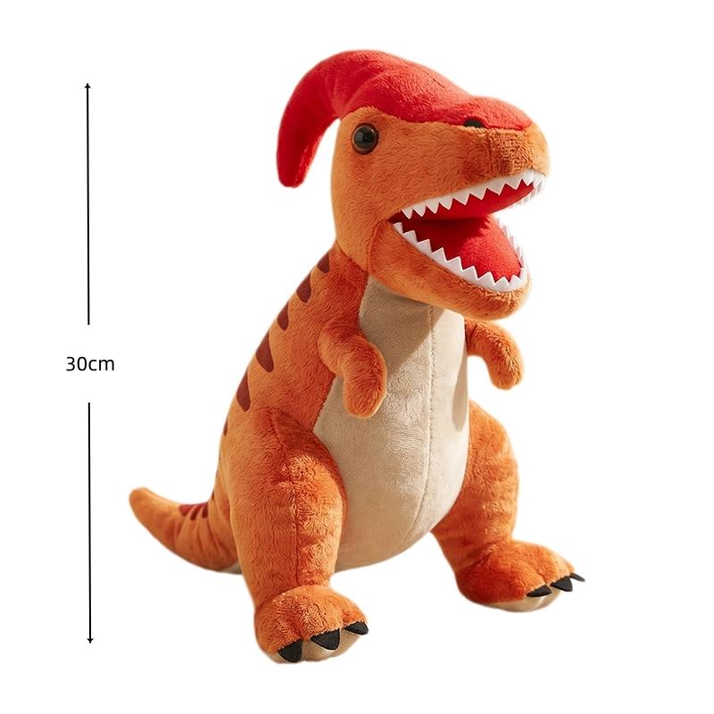 Jurassische Dinosaurus Pluche Speelgoed Levensgetrouwe Triceratops Pterosaurus Tyrannosaurus Rex Velociraptor Pop Grappige Kinderen Game Lesmateriaal Props