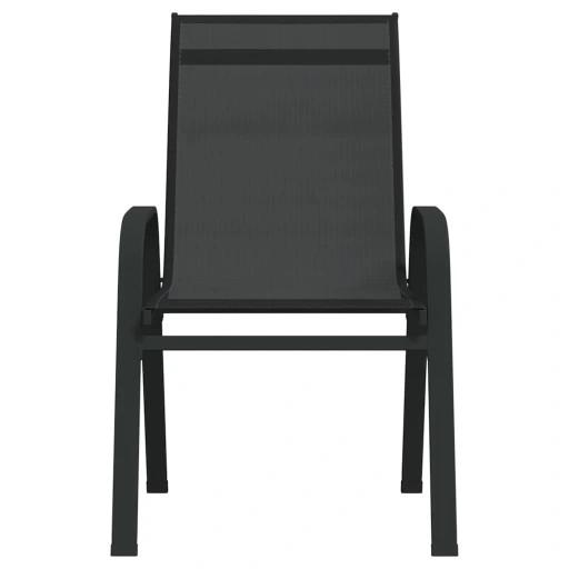 Vidaxl 3-teiliges Bistro-Möbelset für den Garten, Schwarz