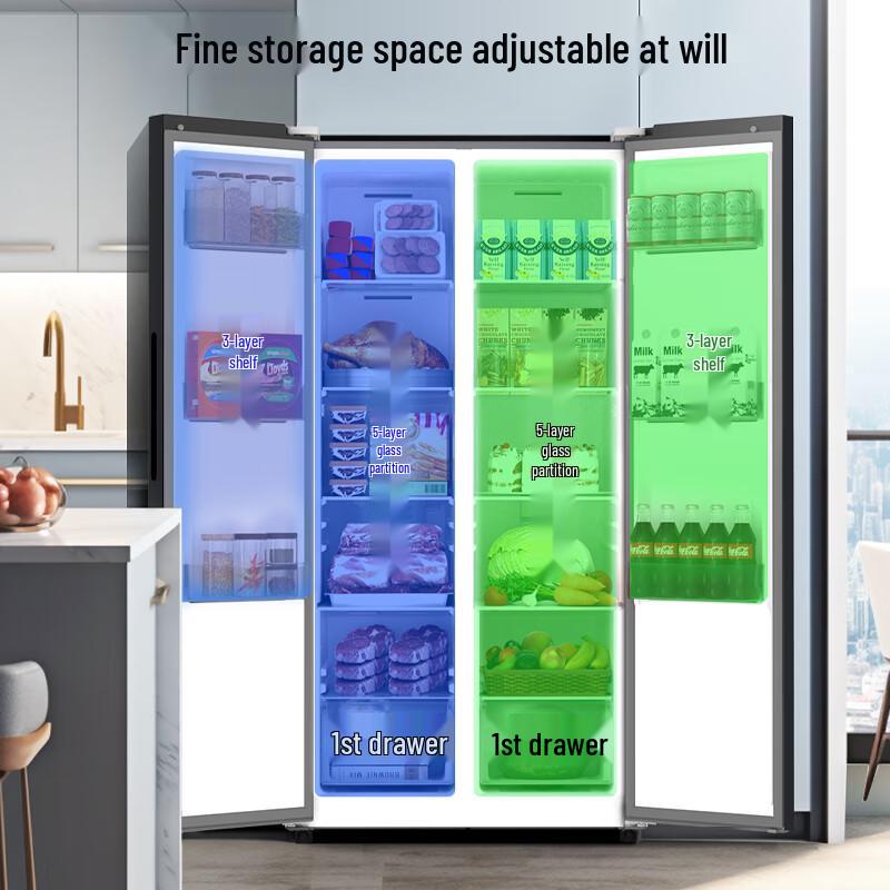 AUCMA No-Frost Dual Inverter Refrigerator