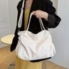 Genți mari negre de umăr pentru femei, geantă mare hobo shopper, culoare solidă, piele moale de calitate, geantă de mână crossbody, geantă tote de călătorie pentru damă