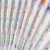 12Pcs/set Scented Glitter Colors Gel Pens Highlighter for School Office Adult Coloring Book Journals Drawing Art Markers Charming