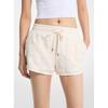 Logo Jacquard Terry Shorts Jt6310pla2110 Bone
