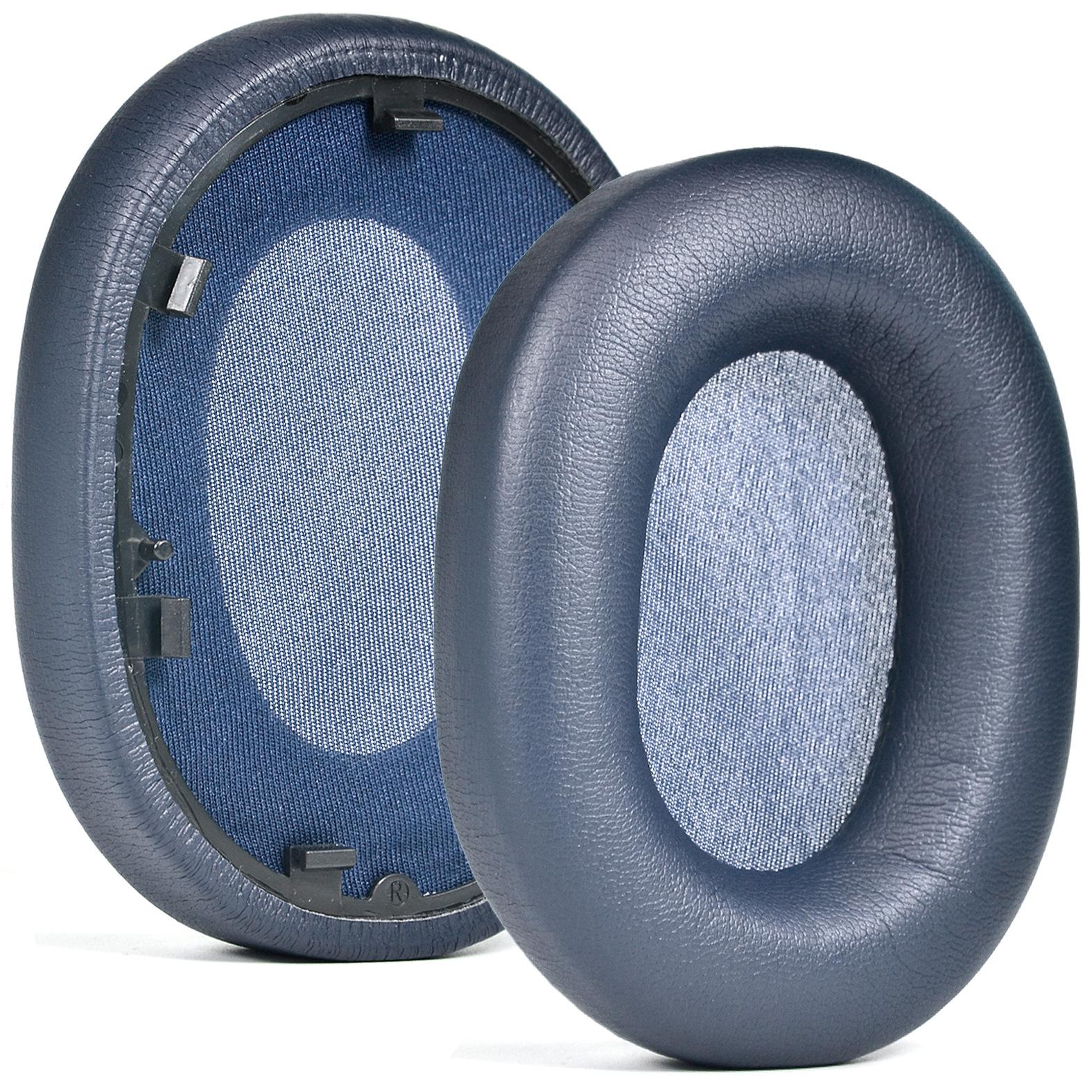 Replacement Ear Pads For Sony Wh-1000Xm5 Bluetooth Headphones Protein Leather Blue