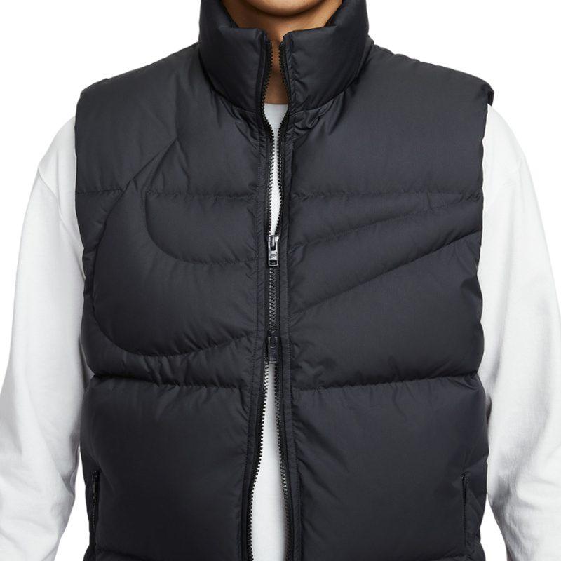 Nike Vests Men's Black Stand Collar Moderate Other IH2369-010