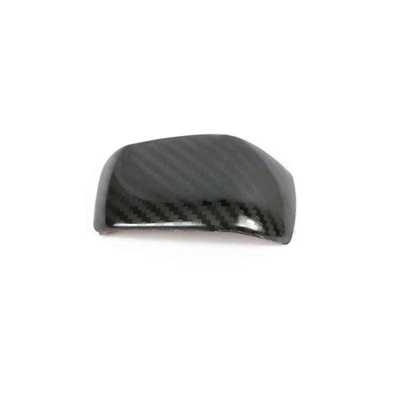 For Toyota Grand Highlander 2024 2025 ABS Carbonfiber Black Chrome Gear Lever Head Shift Knob Handle Cover Interior Accessories