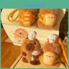 Baking Capybara Plush Keychain With Cute Cartoon Design For Gift And Key Organizer