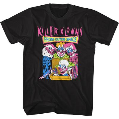 Killer Klowns From Outer Space 80's Horror Movie The Crew Drawing Men's T Shirt