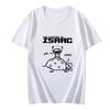 The Binding of Isaac Cartoon Tshirts Men Anime Letter Printed Tops Tees Fashion Manga Spring and Summer Slight Strech