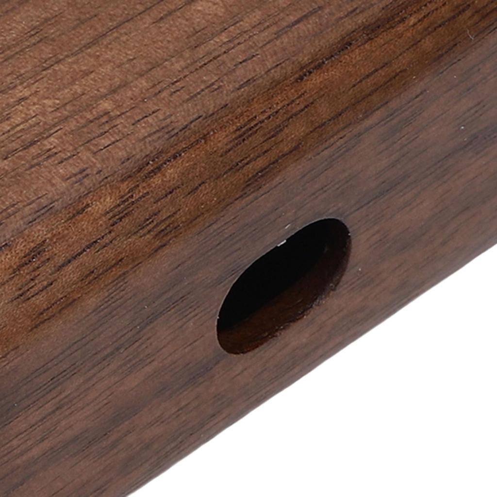 ASHATA Protective Cover for Bowers Wilkins Pi8, Walnut Wood Earphone Case Cover with Soft Microfiber Lining, Shock Absorbing Wireless Earphone Chargin