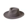 Europe, America autumn and winter new fashion simple wool felt wide brim jazz hat women's casual concave thermal top hat tide