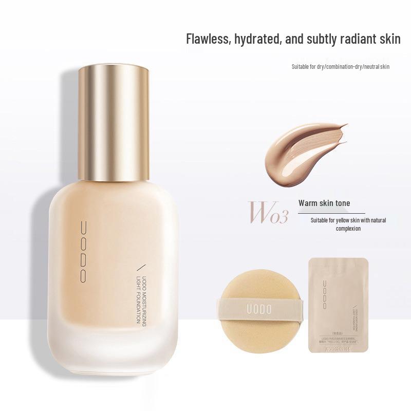 

Uodo Long-Lasting Foundation Concealer for Dry and Oily Skin – Oil Control, Hydrating, Non-Cakey Duo Combination.