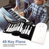 49 Keys Electronic Hand Roll Up Piano Built-in Speaker Children Toys Keyboard Organ