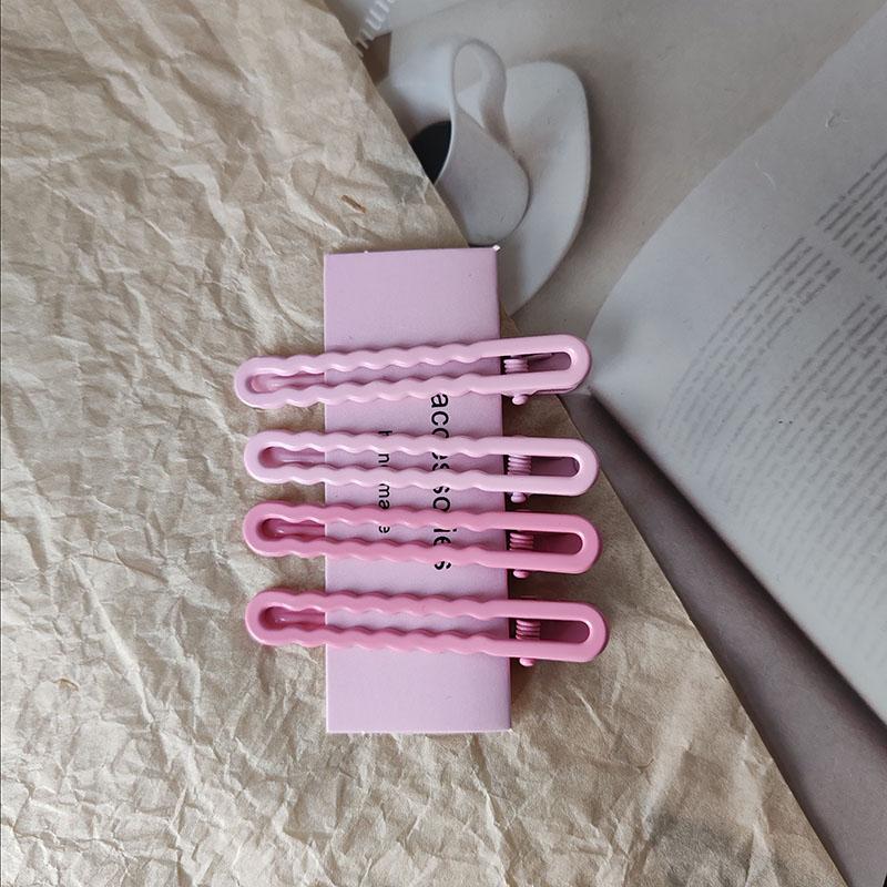 4pc Lovely Alloy Colorful Hair Side Clips Hairpin for Women Girls Children Retro Headband for Hair Accessories Headwear Ornament