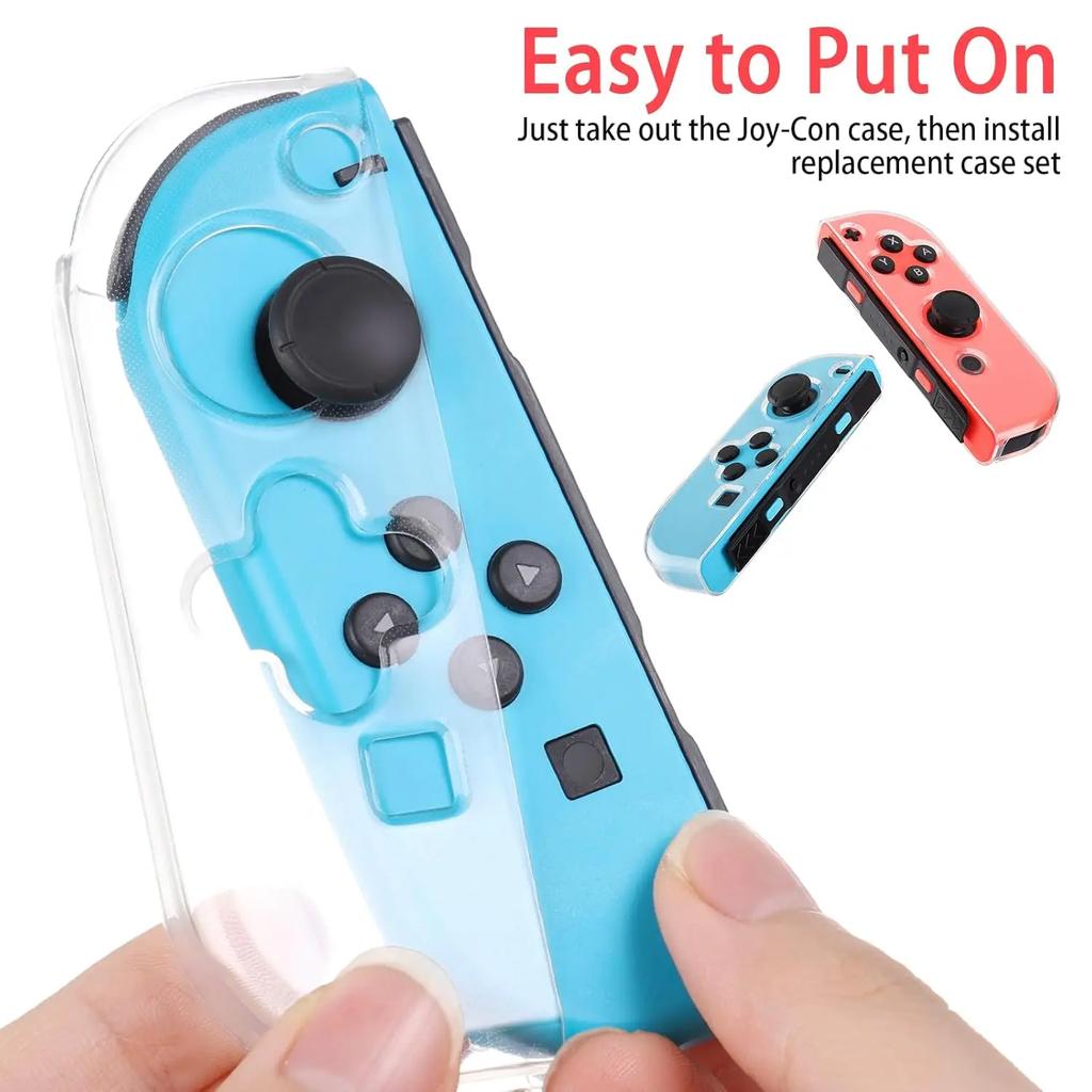 For NS2 Transparent Anti-Scratch Soft Silicone Shell Protective Case Cap Cover for Switch 2 Gaming Console Accessories