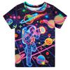 3D Printed Astronaut Planet T Shirt For Men Halloween Pumpkin Pattern T-Shirts Summer Street O-Neck Short-Sleeved Tees Loose Top