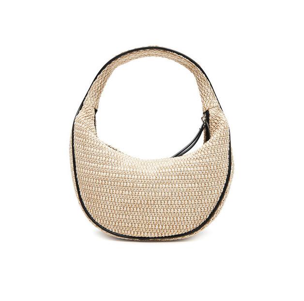 Bag Calvin Klein Calvin Klein Pinched Raffia Medium Shoulder B LV04F3079G Beige