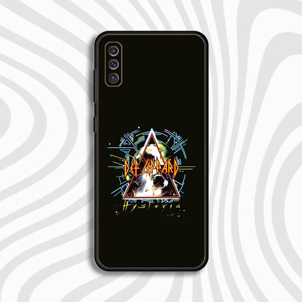 D-Def Band L-Leppard Phone Case For Samsung S 25,24,23,22,30,21,10,9,Ultra,Plus,Lite,FE,4,5 G Black Soft Case