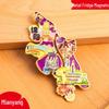 Changde 2025 Metal Refrigerator Magnet – Creative China City Souvenir