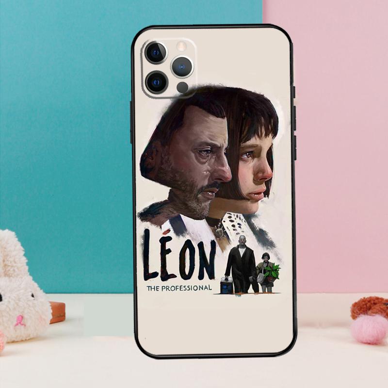 Leon The Professional Phone Case For iPhone 17 Air 16 15 14 13 11 12 Pro Max 12 13 mini 15 16 Plus 16e Cover Coque