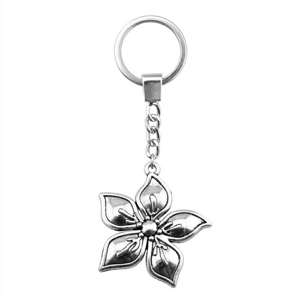 The Flower Of Life Keychain Craft Jewelry Victory Symbol Key Ring 30mm