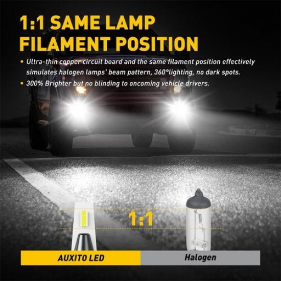 2X AUXITO 881 893 899 LED Fog Driving Light Bulb Conversion Kit 6500K White EOA